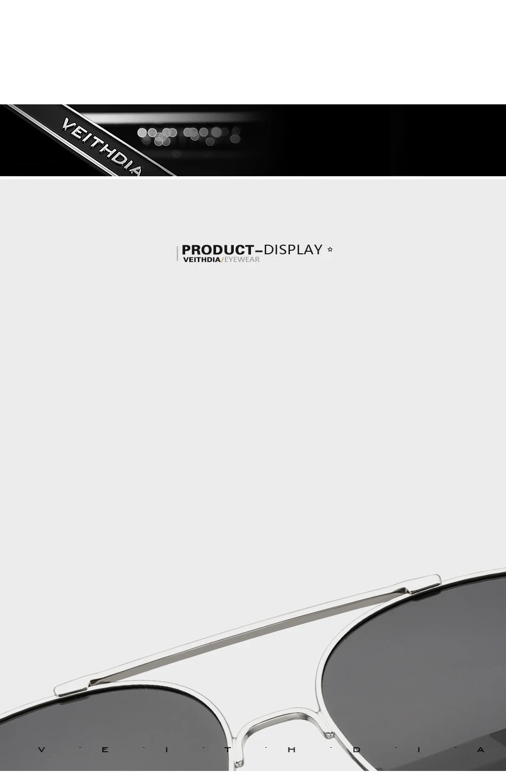 2 шт. VEITHDIA Мужские Винтажные алюминиевые поляризованные солнцезащитные очки Классические брендовые солнцезащитные фотохромные очки линзы для вождения для мужчин