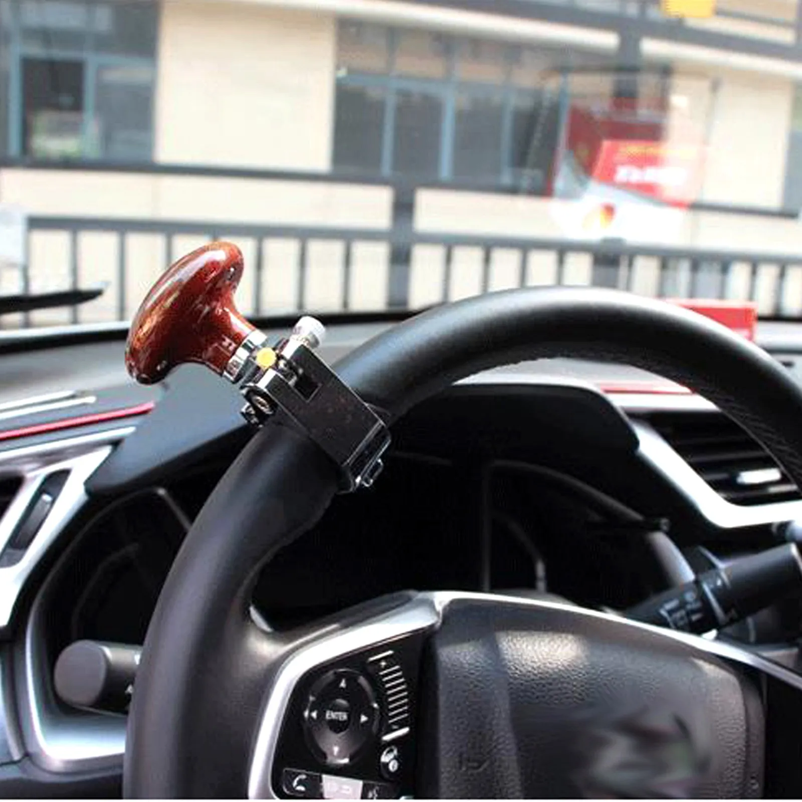 Bouton De Rotation De Volant, Boule De Rehausseur De Volant À Rotation À  360 ° Avec Boussole Poignée De Puissance De Véhicule De Voiture Spinner  Pour La Conduite À La Main - Temu France