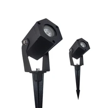 Светодиодный садовый фонарик с защитой от воды алюминиевый точечный светодиодный светильник для газона дорожка пейзаж прожектор водонепроницаемый Газон Свет для наружного использования