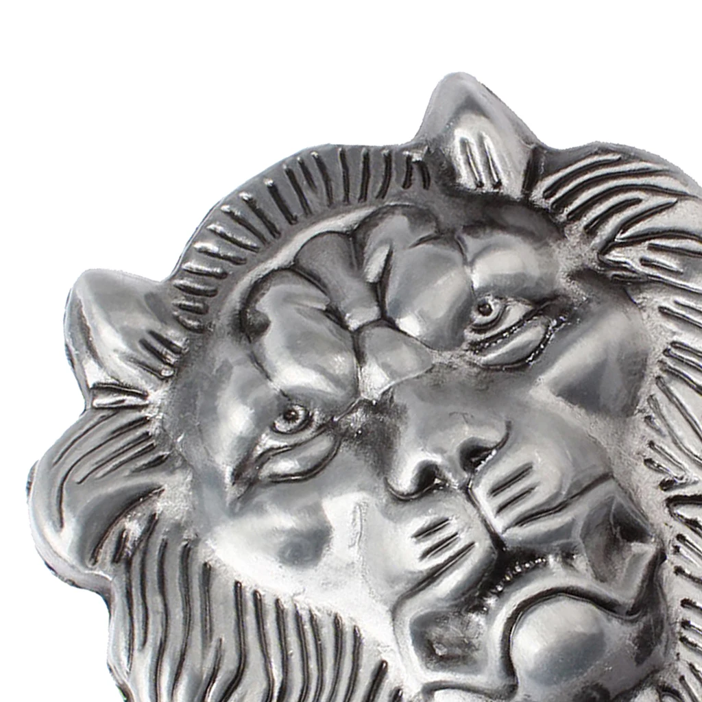Indian Cowboys Jeans 3D Lion Head Belt Buckle Western Alloy Belt Accessory Vintage Stylish Men's Gift Clothes Accessories