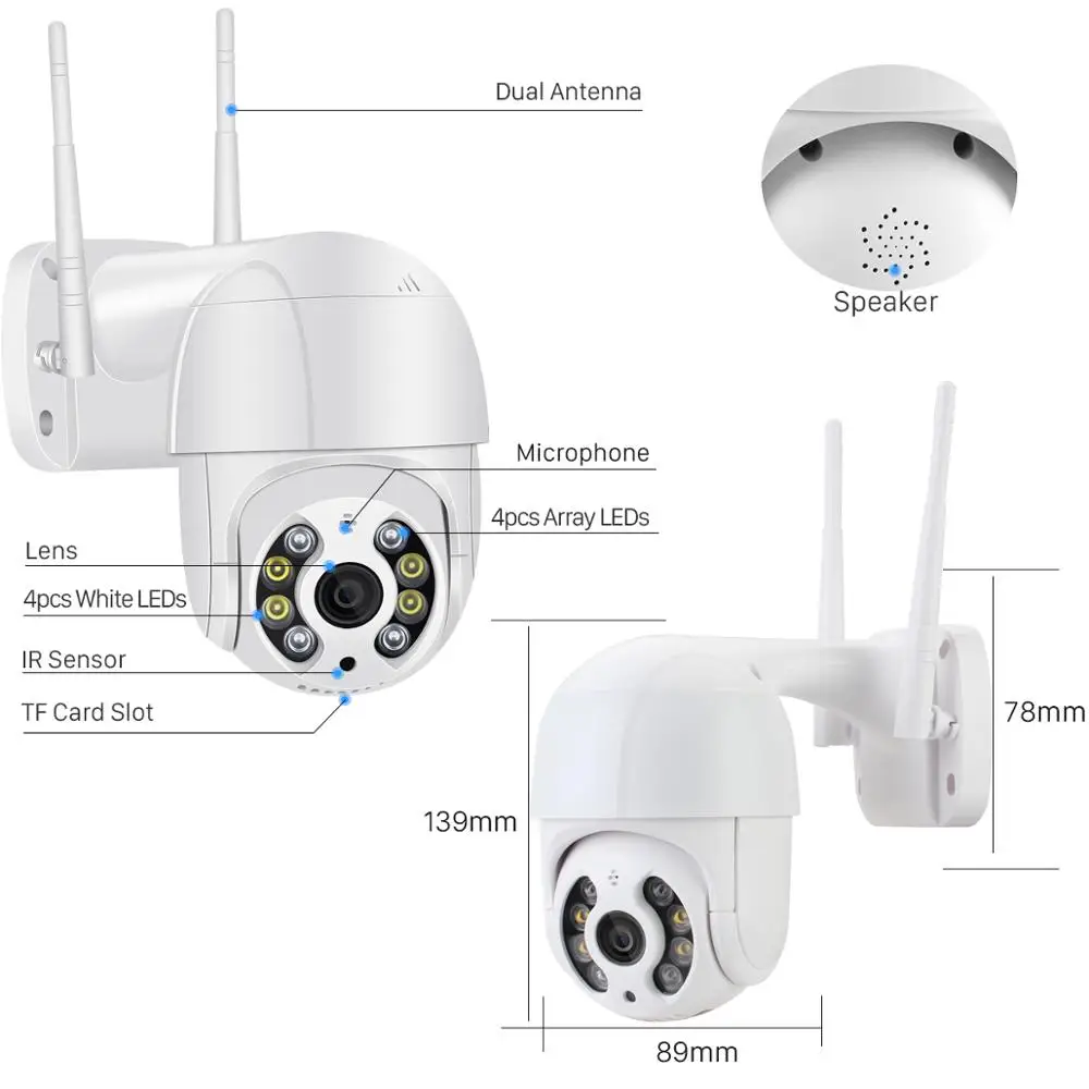 ar livre 4x digital zoom velocidade dome 05