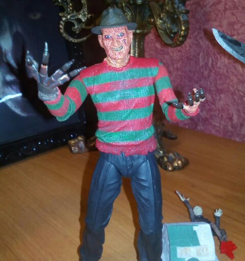 18 см NECA кошмар на Elm Street Freddy Krueger кошмары Фредди ПВХ фигурка модель игрушки кукла подарок