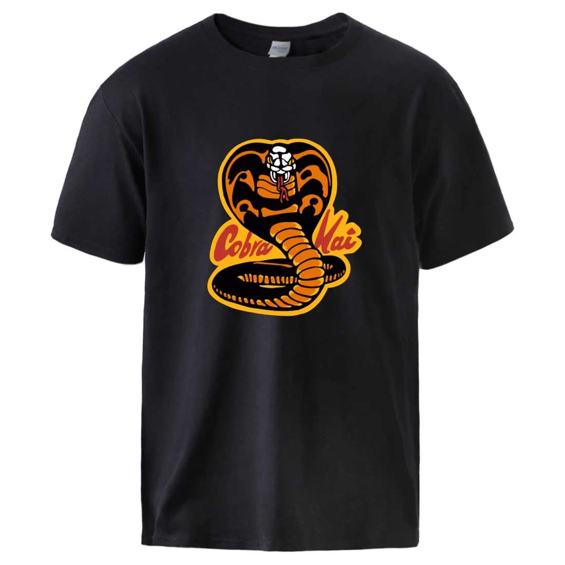 

Cobra Kai Printed Tshirts Men Summer Spring Short Sleeve T-shirts 2020 High Quality Male Loose Casual Hip Hop Sportswear T-shirt