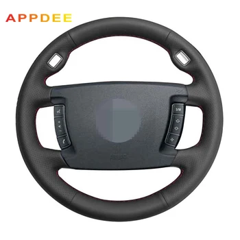 

Handsewing Black Artificial Leather Steering Wheel Covers for BMW E65 E66 2001- 2008 (4-Spoke)