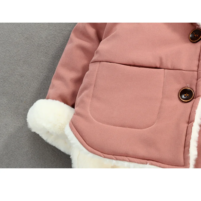 Cold Winter Baby Boys Jackets for Infants Thick Coats Girls Warm Hooded Velvet Jackets Children Outerwear 0-4 Y Toddler Snowsuit