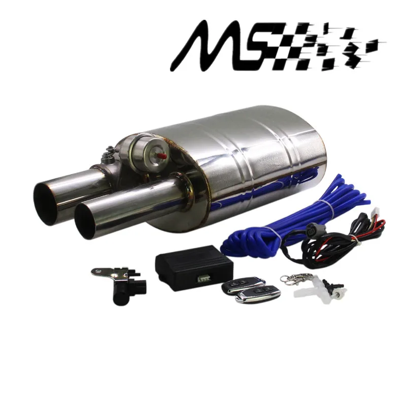 Stainless Steel 2.5\ Straigh Outlet Tip 2.5\Inlet Weld On Single Exhaust Muffler with different sounds/Dump Valve Exhaust Cutout Stainless Steel 2.5\ Straigh Outlet Tip 2.5\Inlet Weld On Single Exhaust Muffler with different sounds/Dump Valve Exhaust Cutout