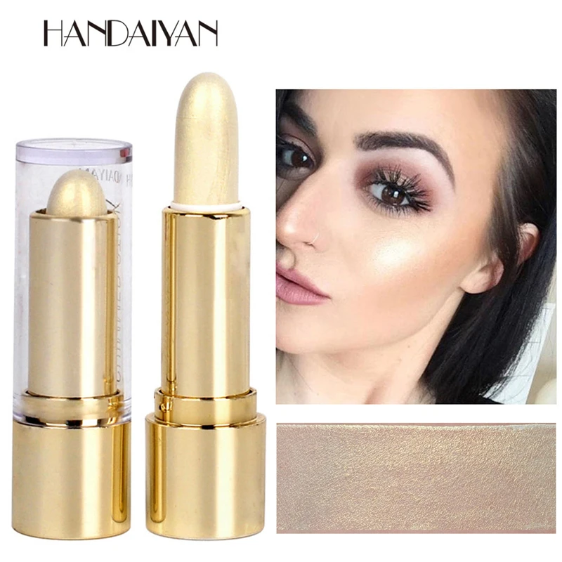 

1Pcs Pro Face Highlighter Stick Face Concealer Contouring Bronzers Highlighter Pen 3D Makeup Brighten High Light Cream Stick