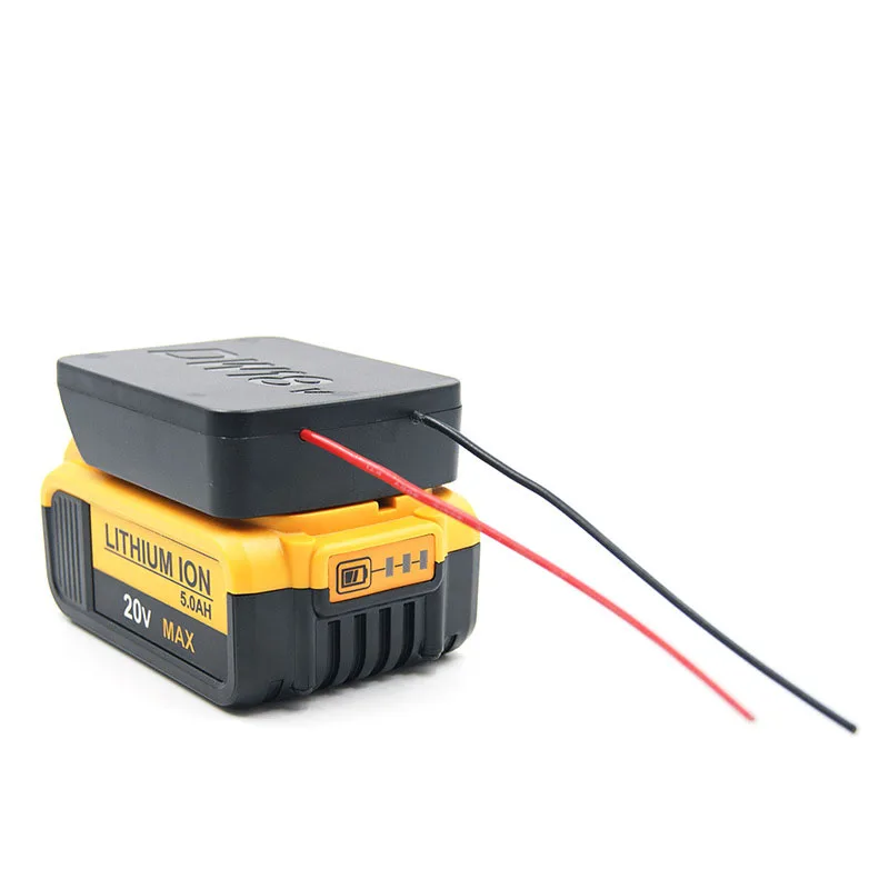 

For Dewalt 18V/20V Max Battery Adapter Lithium Battery Convert To DIY Cable Output Battery Dock Power Connector With 14 Gauge