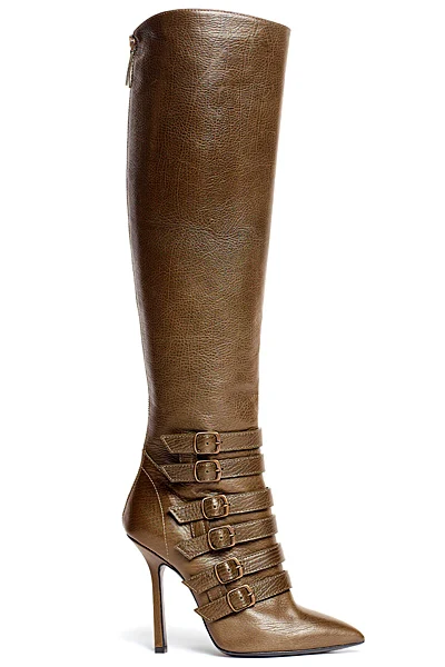 Women Shoes Boots High Heels Pointed Toe Over the knee Boots Fashion Buckles Ladies Long Boots Size 35-42