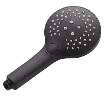 

Push Button Hand Shower Head 3-Function Hand Held Showerhead Handheld Showering Wand Shower System Replacement Part Polished Chr