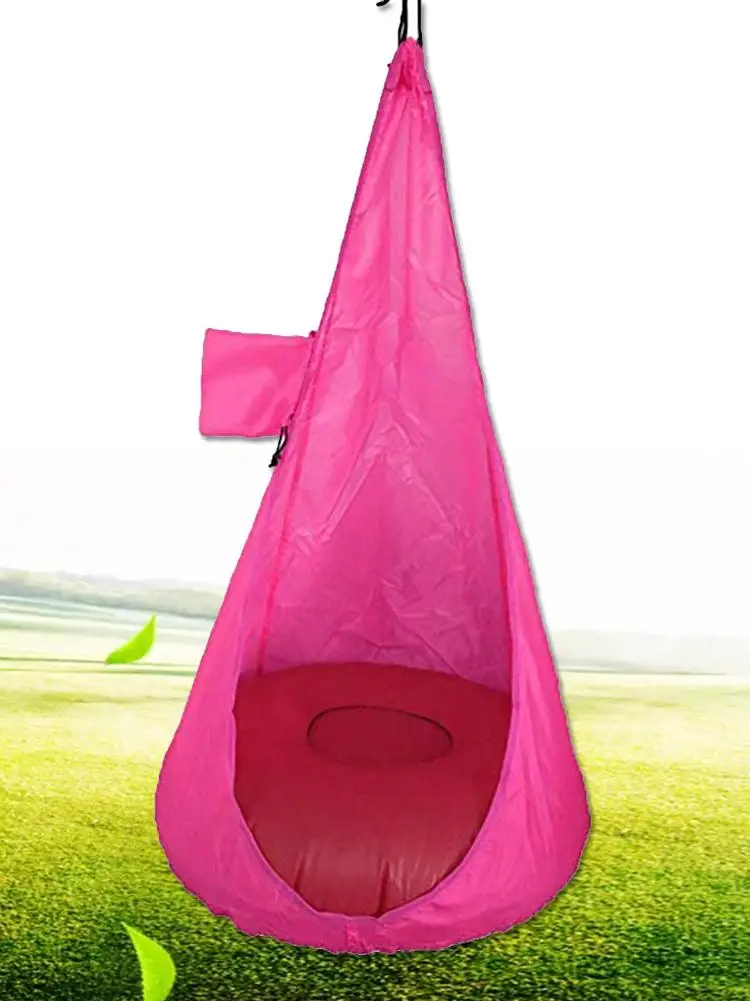 Children's Swing Pod Home Children's Comfortable And Durable Hammock Chair Indoor And Outdoor Hanging Seat Toy Swing 2
