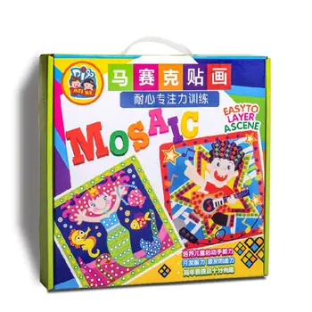 

Children Handmade 3D Puzzle DIY Stickers Art Creative Educational Toys for Kids