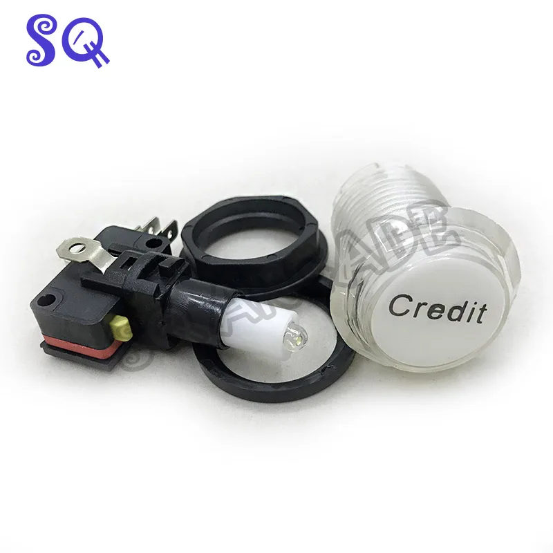 5V 12V LED 라이트 램프 30MM 작은 라운드 아케이드 비디오 게임 플레이어/시작/신용 푸시 버튼 스위치