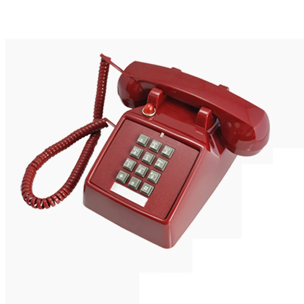 red telephone touch tone phones for landline 03
