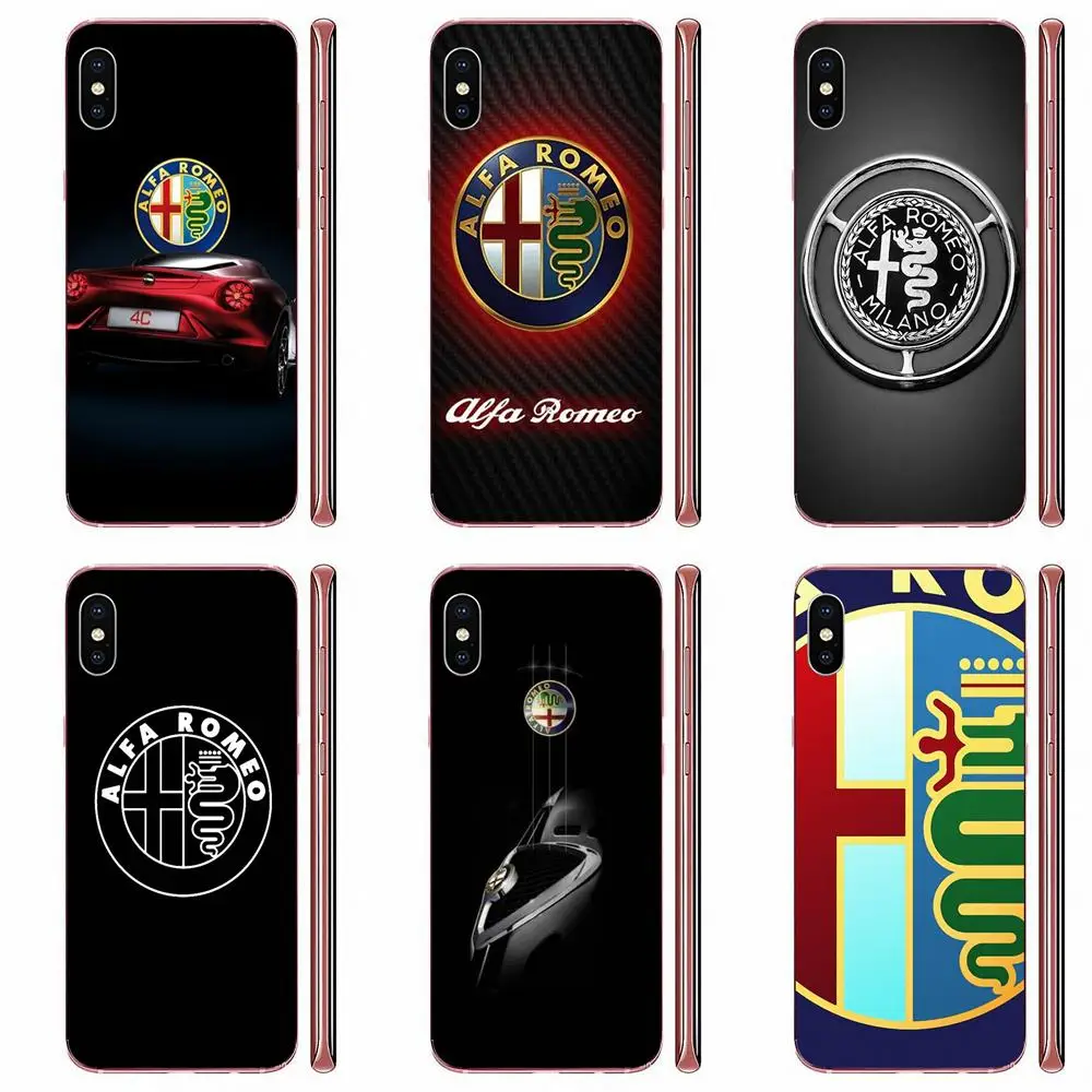Чехол Alfa Romeo Logo TPU для Samsung Galaxy A10 A10S A20 A20S A20E A30 A30S A40 A40S A50 A50S S8 S9 S10 S20 Plus | Мобильные