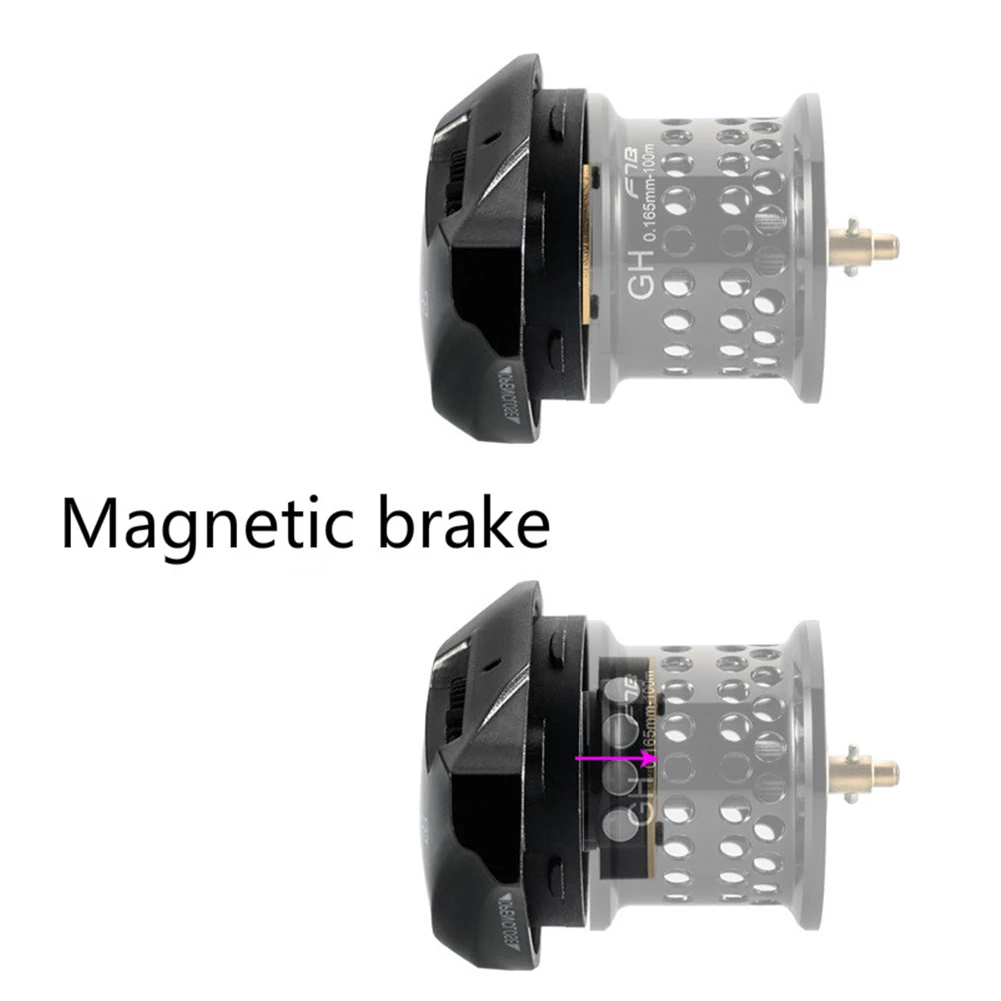 Fishing Reel GH100 GH150 7.2:1 Carp Baitcast Casting PW100 Fishing Reels Long-range Throwing Magnetic Brake Anti-explosive Line Fishing Reel GH100 GH150 7.2:1 Carp Baitcast Casting PW100 Fishing Reels Long-range Throwing Magnetic Brake Anti-explosive Line