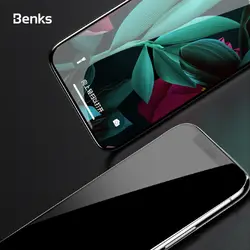 Benks AGC HD 0,23 мм закаленное стекло для iPhone XS MAX XR ультра тонкий анти синий-луч полное покрытие Защитная пленка для экрана