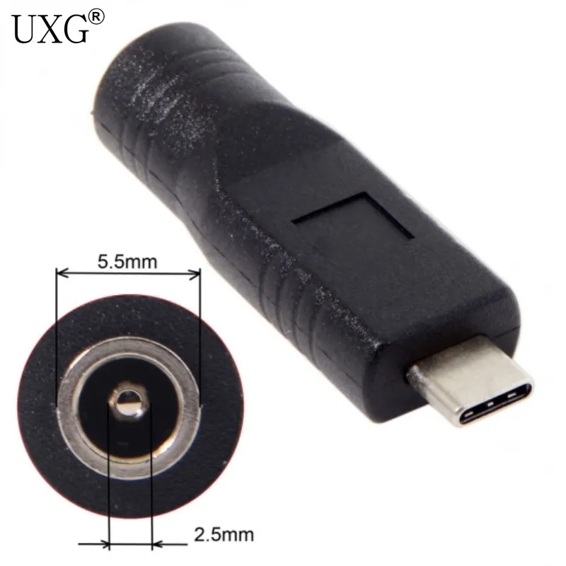 DC Jack 5 5*2 мм вход для USB-C type-C разъем питания адаптер зарядки ноутбука телефона |