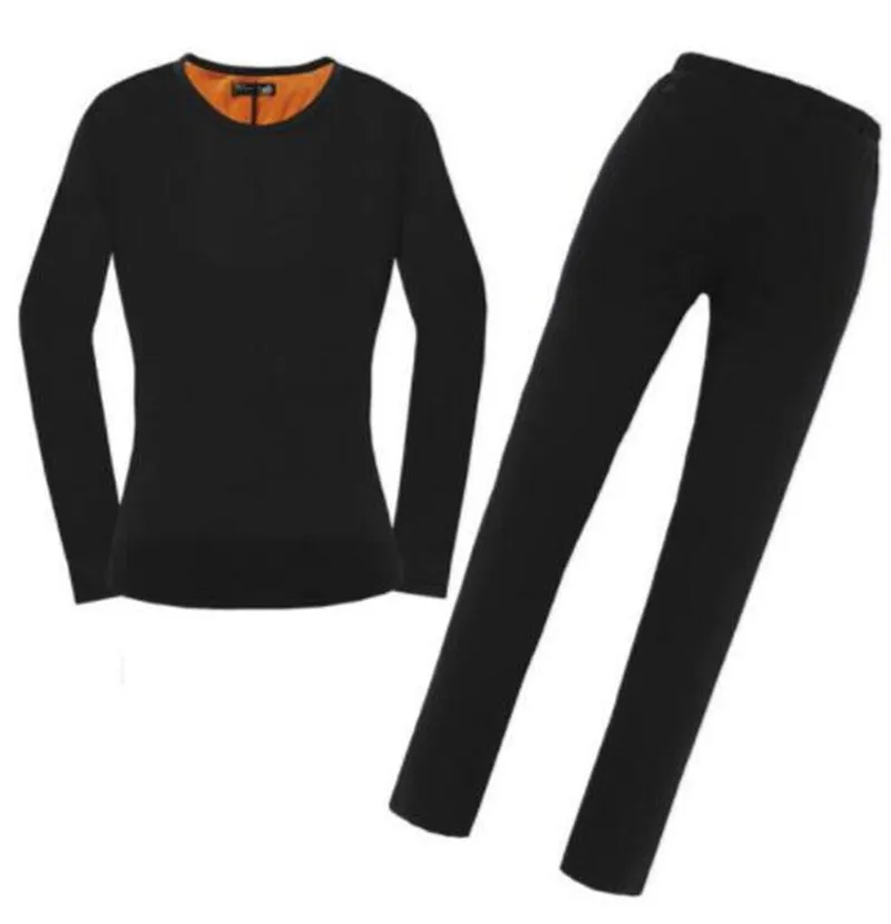 YP8870 Black Suit Тепловая флисовая рубашка с подогревом+ штаны с подогревом, Мужская футболка с подогревом, комплект теплового нижнего белья с электрическим USB подогревом, контроль температуры - Цвет: YP8870 Black Suit