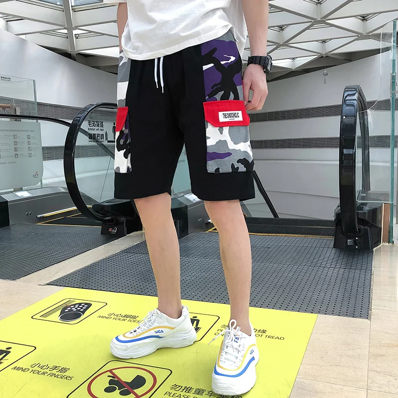 Мужские уличные камуфляжные летние шорты красивые мужские цветные хлопковые шорты с карманами мужские камуфляжные шорты