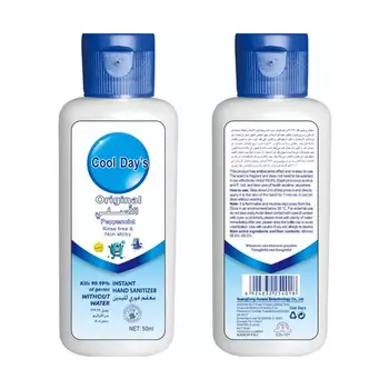 

50ml Portable Antibacterial Hand Sanitizer Disposable Disinfectant Gel Hand Sanitizer Wipe Out Bacteria
