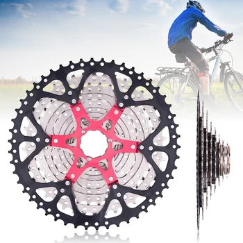 

Bike Cassette Plated-Steel 8-Speed 11-42T Bicycle Steel Flywheel for MTBs Road Bikes Bicycle Cassette Sprockets Accessories