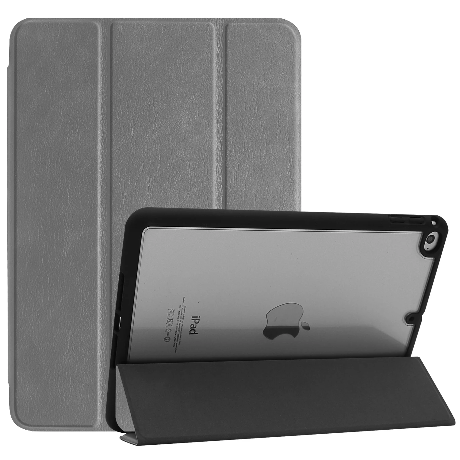 Кожаный чехол для нового iPad Mini 5 mini 4 7,9 Чехол W Карандаш держатель прозрачная задняя кожаная крышка для iPad mini 5 чехол