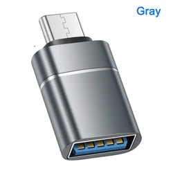 Universal USB Type - C to USB 3.0 OTG Adapter Cable Converter (Gray)