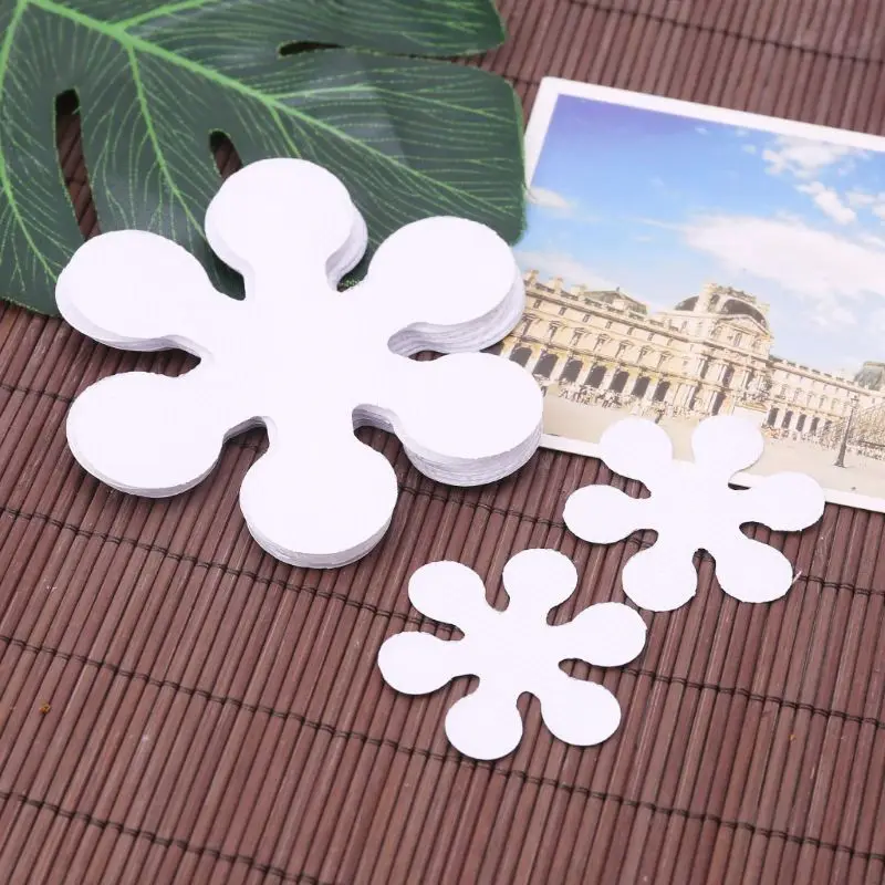 

8pcs/pack Snowflake Shape Non Slip Anti-slip Bathtub Stickers Decals Bath Shower For Home Toilet Bathroom