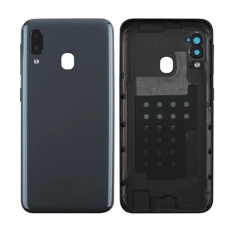 Ocolor для samsung Galaxy A20E/A202F крышка батареи прочный защитный чехол на заднюю панель Замена для samsung Galaxy A20E/A202F - Цвет: Black