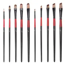 5 шт нейлоновые волосы алюминиевая трубка краски кисти Акварельные краски ing кисти поставка