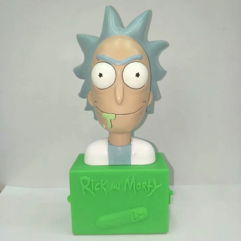 Vogue TV Series Adventure Anime Animation Rick and Morty Jerry Beth Summer Half body Figurines Action Figure Model Toys