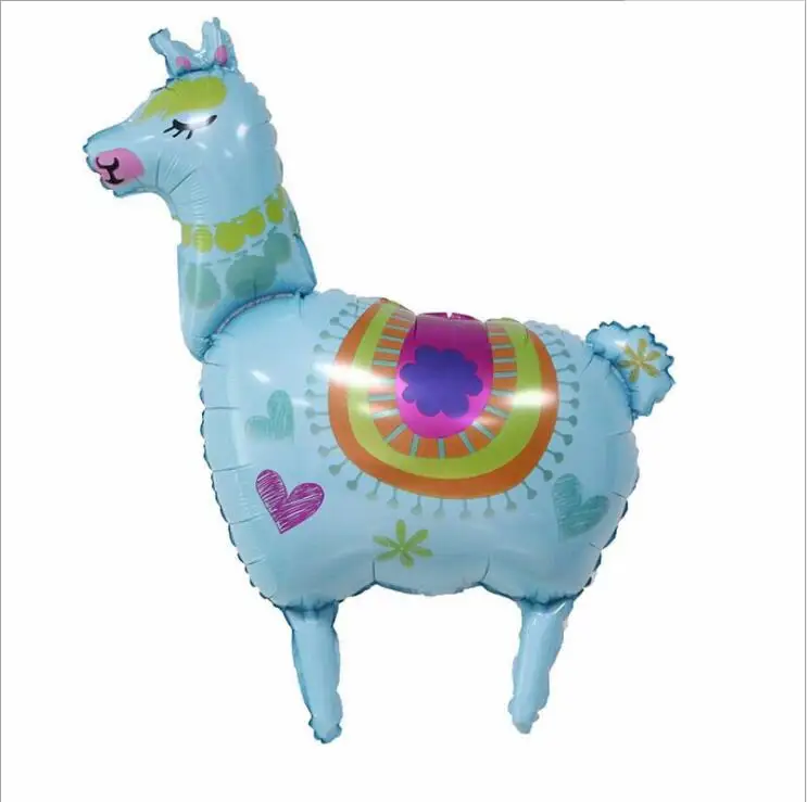 alpaca blue 2 шт. мини-шары из фольги для животных украшения для дня рождения Детские шарики для рыбки надувные игрушки Детские шарики для вечеринки - Цвет: alpaca blue