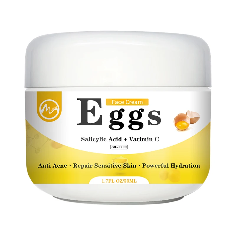 Minch 50ml Salicylic Acid Face Cream Egg Extract Repair Acne Face Cream Repair Sensitive Skin