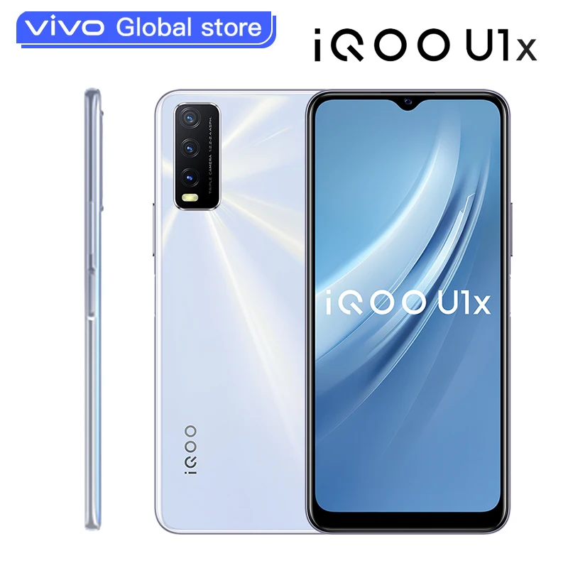 Vivo iQOO U1x originaMobile телефон celular 6 51 &quotSnapdragon 662 тройные камеры 5000 мАч смартфон 18 Вт Flahsing