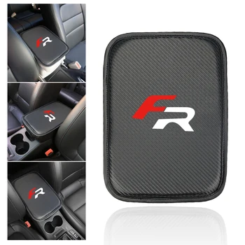 

1pcs Car Styling Decoration Protective Armrest Box Pad Center Console Support for Seat FR+ Leon Ibiza cupra Car accessories