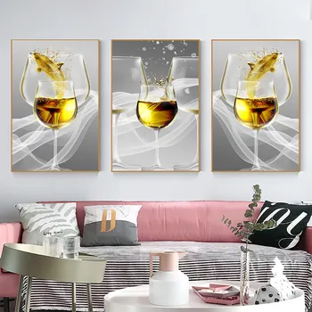 

Custom Poster Water glass#w Canvas Wall Art Picture Set Posters Home Decor Prints Abstract Prints for Room20-0630-55