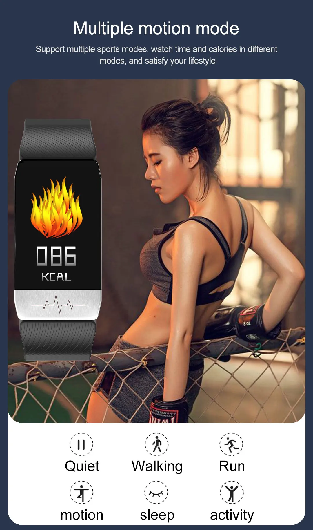 T1S Smart Watch Band With Temperature Measure ECG Heart Rate Blood Pressure Monitor Weather Forecast Drinking Remind Wristband