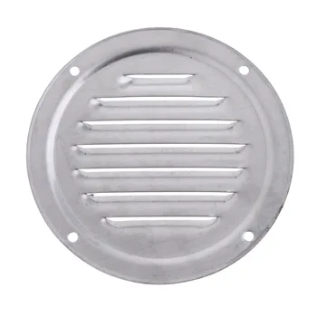 

4pcs Stainless Steel Boat RV Caravan Blower Air Vent Grill Grille for 4 inch 100mm Hose