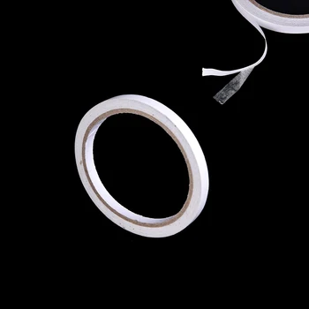 

New 1 Pcs Strong Adhesion 9.1mm x 9m Double Sided Sticky Tape White Powerful Doubles Faced Adhesive For Office