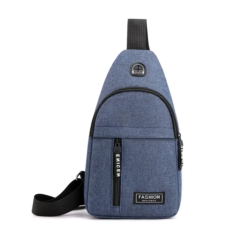 Men Waterproof Casual Chest Bag Portable One-shoulder Pouch For Outdoor
