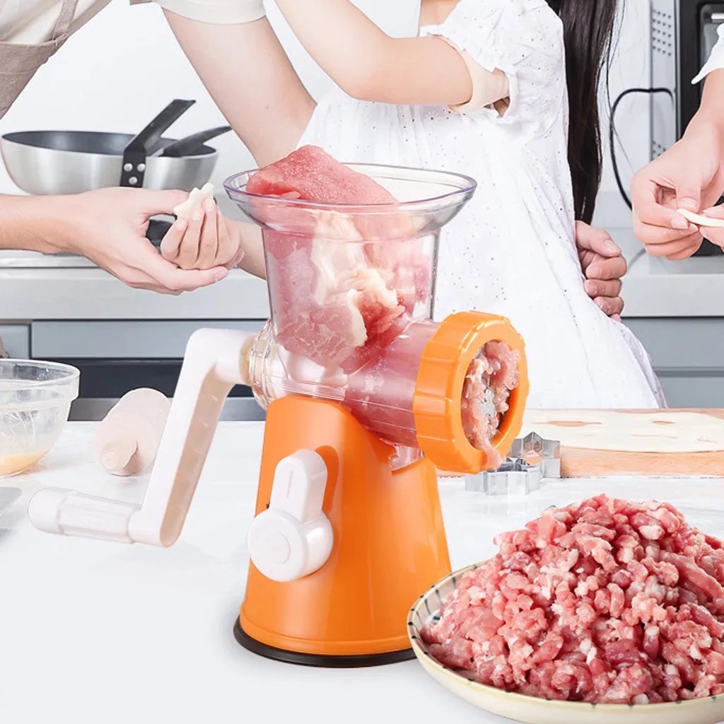 

Multifunctional Powerful Meat Grinder Multifunctional Manual Food Cutter Processor Blender manual meat grinder Tools chopper