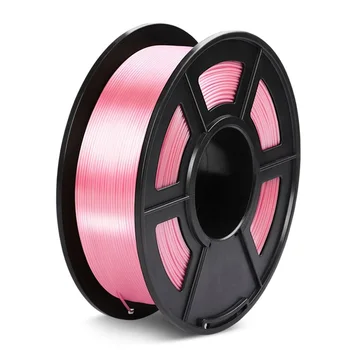 

PLA Silk Filament 1kg Pink 1.75mm 3D Printing Filament Smooth Silk Texture for FDM 3D Printer Material for DIY Artwork Print