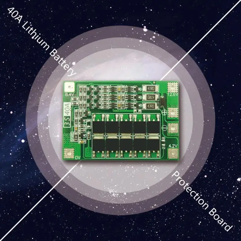 3S 40A литий ионный аккумулятор 18650 зарядное устройство PCB BMS защита 12 6 В модуль