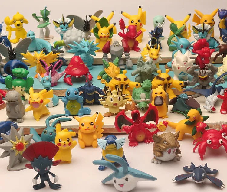 

100 different style 25pcs/bag 3-5CM Mini pokemones Anime action figure Kids Toys Children Birthday Christmas Gifts AnimeToy