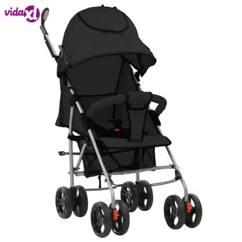 

vidaXL baby stroller Portable Folding comfortable 2-in-1 baby Stroller Lightweight Pram Baby Carriage sturdy baby stroller