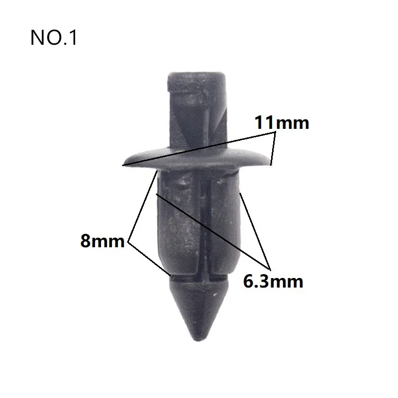 4 Kinds 40 Pcs Car Plastic Fairing Rivet Setting Panel Fastener Clips 6mm 7mm 8mm Push Pin Fastener auto fasteners auto accessories plastic rivets