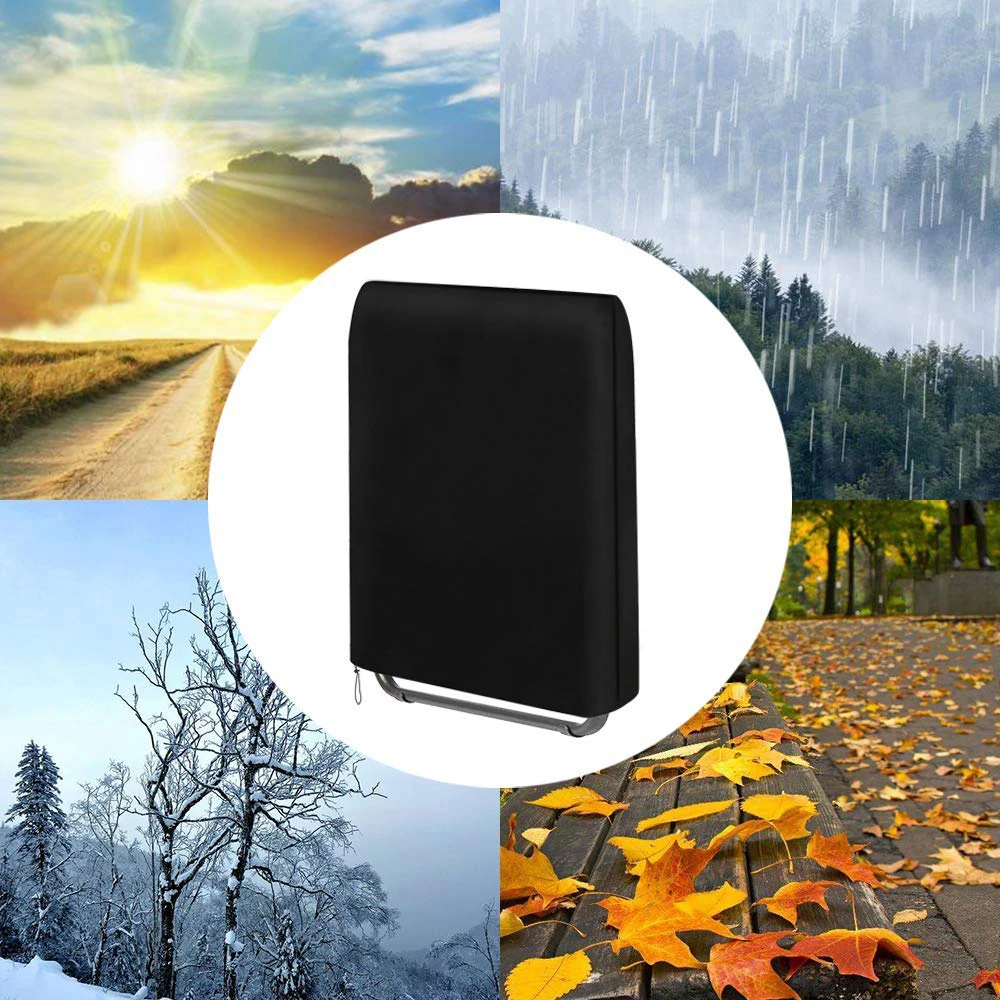 

Outdoor Chair Cover Waterproof Foldable Polyester Fiber UV-Resistant Chair Cover Durable Camping Hiking Dustproof Chair Cover