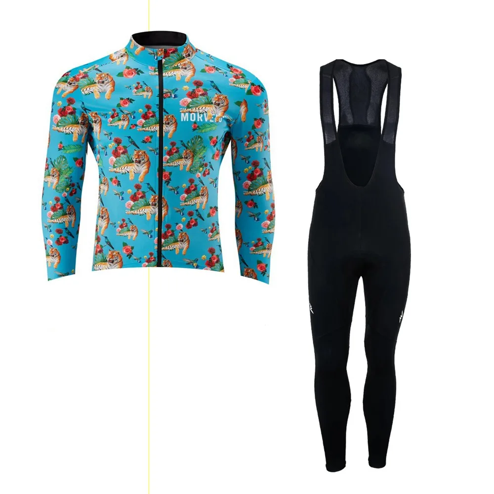 Ropa ciclismo одежда для велоспорта Мужская Джерси костюм для прогулок верховой езды на велосипеде MTB Одежда комбинезон комплект U91818 - Цвет: 2Q