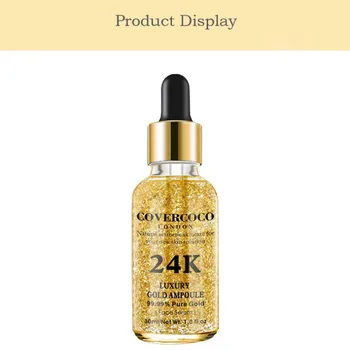 

24 K Gold Face Serum Firming Moisturizing Anti-Wrinkle Anti-Aging Skin Care Moisturizer